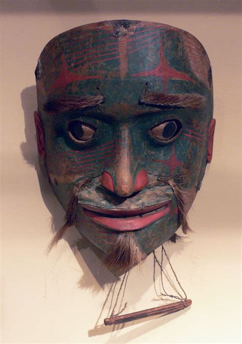 Tlingit Mask With Movable Eyes By Unknown Artist Indigenous Art Mask