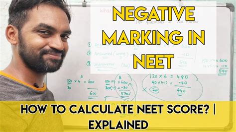 Negative Marking In Neet How To Calculate Neet Score Explained