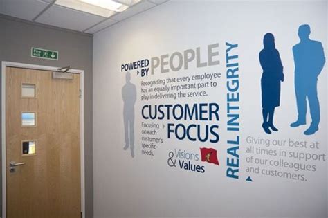 Corporate Culture Wall Graphics | Office wall design, Wall graphics
