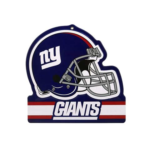 New York Giants Metal Helmet Sign Mymancave Store