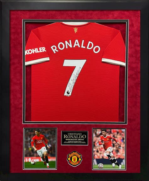 Cristiano Ronaldo Autograph Jersey Manchester United New England Picture
