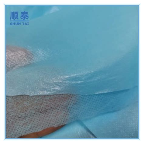 Gsm Waterproof Pe Film Coated Laminated Pp Spunbond Nonwoven Fabric For Medical China