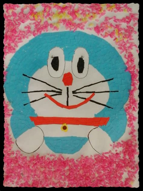 Untuk itu bagi sobat yang ingin membuat gambar kolase anak yang sangat sederhana dan juga mudah di tiru berikut ini contoh gambar kolase Yunita Sari: Kerajinan Tangan dan Seni Rupa (pertemuan ke 5)