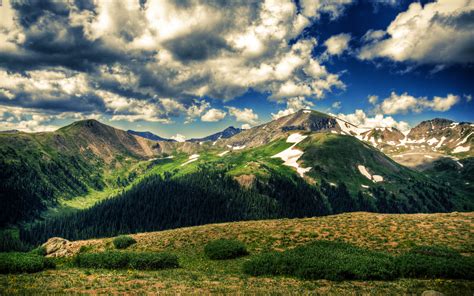 Sky Clouds Over Mountains Wallpaper Nature And Landscape