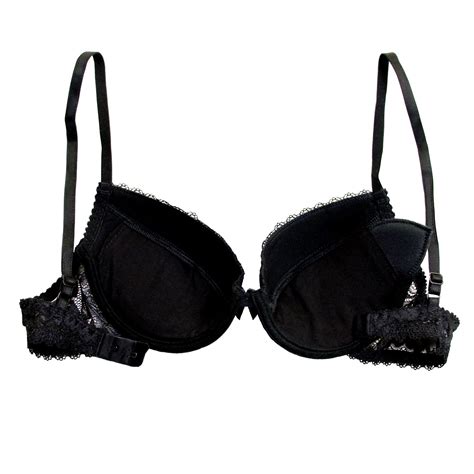 sexy push up lace plunge low back sheer t shirt underwire demi padded pushup bra ebay