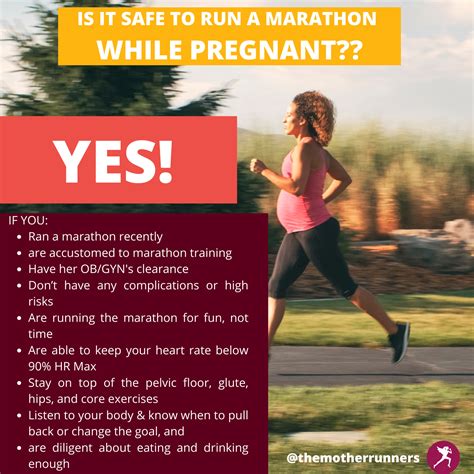 Can You Run A Marathon While Pregnant The Mother Runners