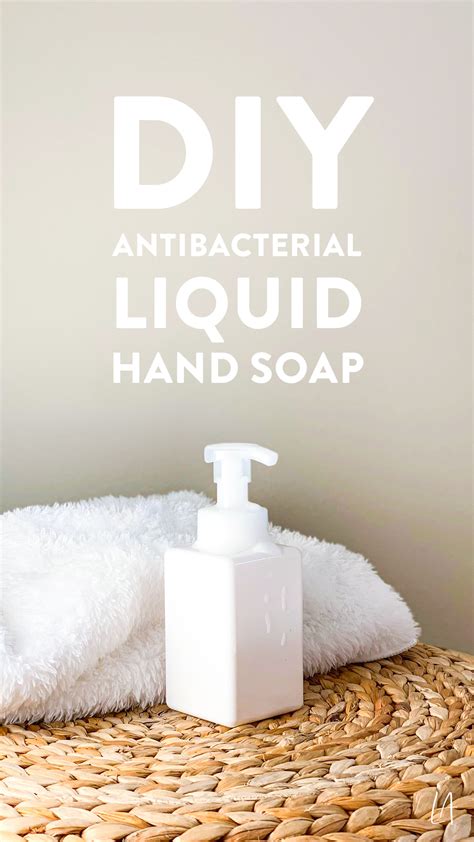 Diy Antibacterial Liquid Hand Soap Laurenrdaniels