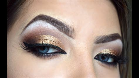 The Most Impressive Brown And Gold Eyeshadow Looks For