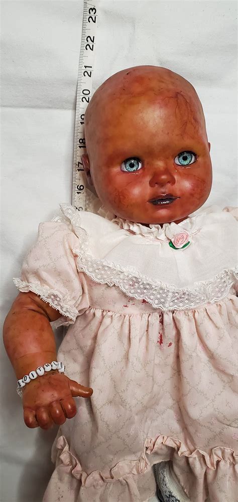 Scary Reborn Zombie Doll Edithlee Life Size Photography Prop Etsy