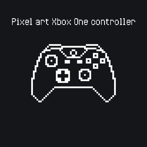 Xbox One Controller Pixel Art