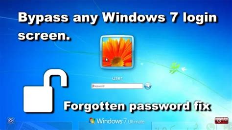 How To Bypass Windows 7 Password When Locked Out Of Computer Youtube
