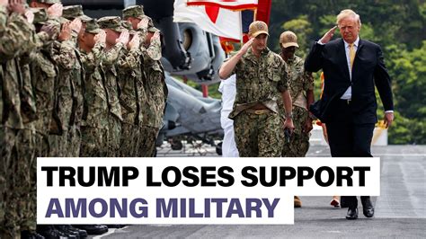 Troops Opinion Of Trump Heads Down A New Military Times Survey Of