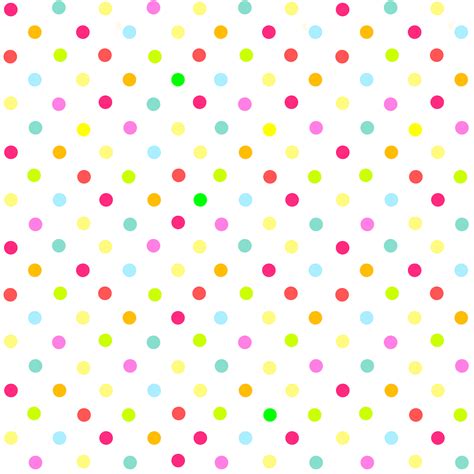 Free Digital Multicolored Polka Dot Scrapbooking Paper Ausdruckbares