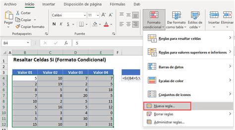 Resaltar Celdas Si Formato Condicional Excel Y Google Sheets