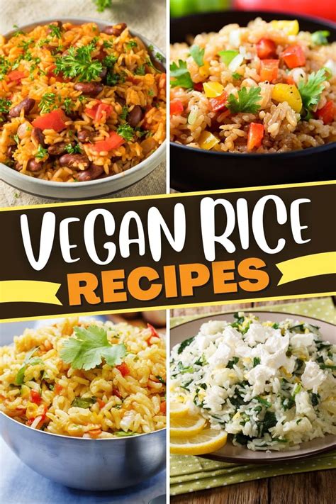 23 Best Vegan Rice Recipes Easy Dishes Insanely Good