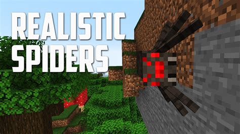 Realistic Climbing Spiders In Minecraft Spiders 20 Mod Youtube