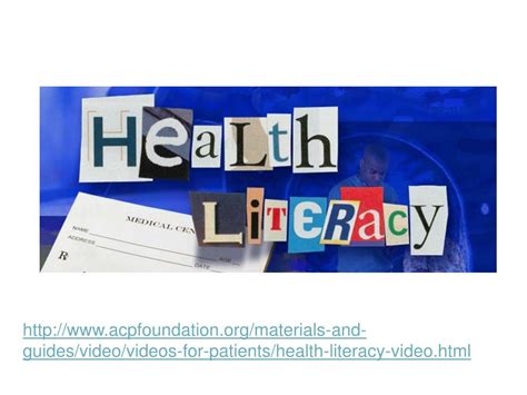 Ppt Promoting Health Literacy Through Easy To Read Materials