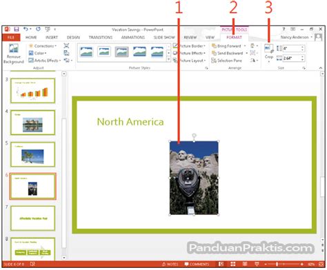 Cara Memasukkan Dan Memotong File Gambar Di Powerpoint 2013