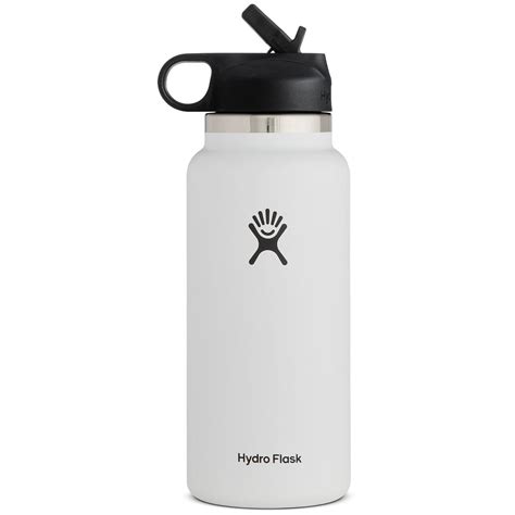 Hydro Flask 32oz Wide Mouth Straw Lid Water Bottle Hydroflask Hydro