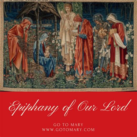 Epiphany Of Our Lord Go To Mary