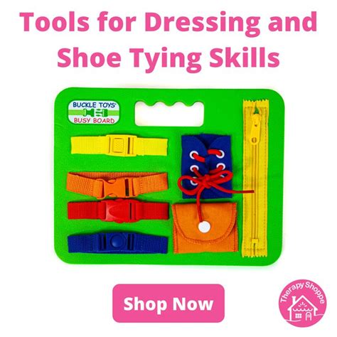 Tools For Dressing And Shoe Tying Skills Preschool Activities