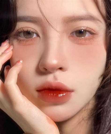 Asian Makeup Looks Korean Eye Makeup Cute Makeup Looks Makeup Looks Tutorial Flower Makeup