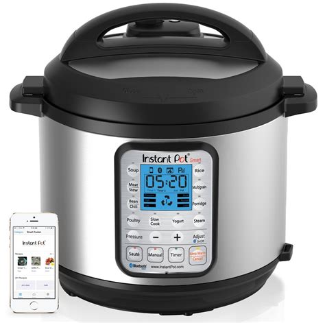 Instant Pot Smart Bluetooth Enabled Pressure Cooker [ios Android] Connected Crib