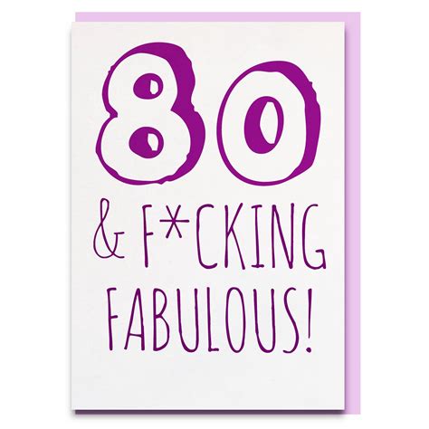 80th Birthday Card Funny 80th Card 80th Card 80th Birthday Etsy