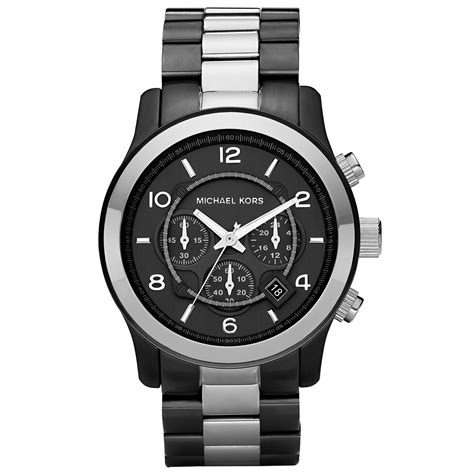 By shoplora · updated about 3 years ago. Michael kors Black and Silver Chronograph Watch Black in ...