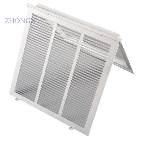 Steel Return Air Filter Grille For Filter Fixed Hinged Ceiling