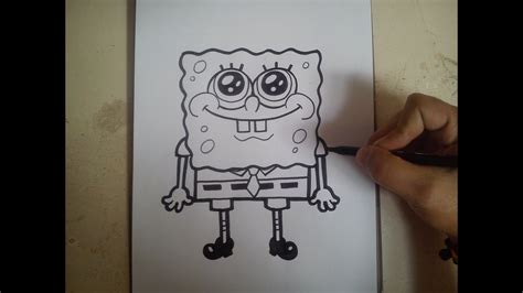 Como Dibujar A Bob Esponja How To Draw Sponge Bob Youtube