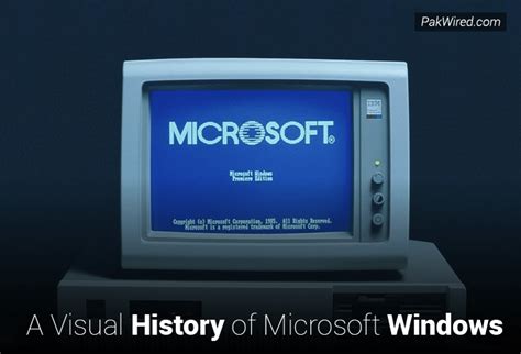 A Visual History Of Microsoft Windows For Its 30th Anniversary Youtube