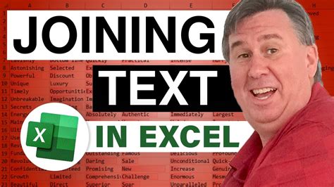 Excel In Depth Joining Text Podcast Youtube