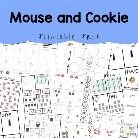Mouse A Cookie Activities Pack Fun With Mama Shop