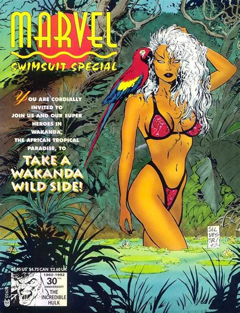 Marvel Swimsuit Special 1 By Marc Silvestri Comic Book Covers Comic