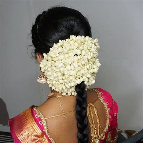 Pin By Sasi Pradha On Being Married Flower Bun Indian Wedding