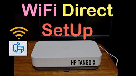 Hp Tango X Wifi Direct Setup Wireless Printing Review Youtube