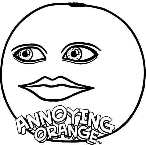 Top 4 Annoying Orange Coloring Pages Coloring Pages
