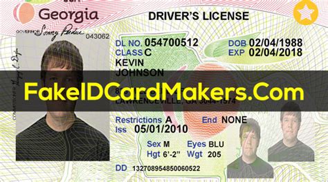 Georgia Drivers License Psd Template New