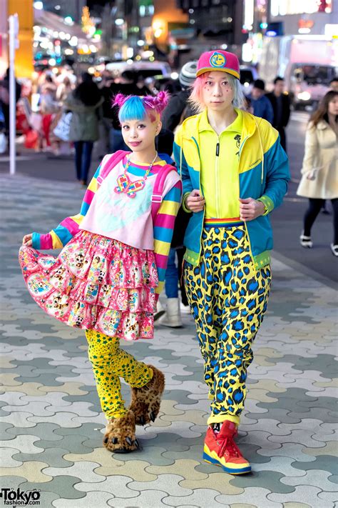 Haruka Kurebayashi And Junnyan S Colorful Harajuku Street Fashion