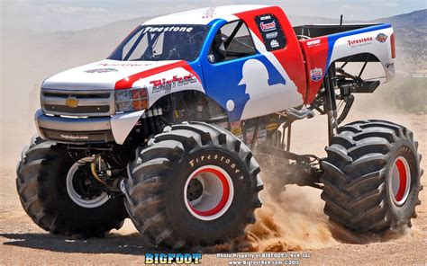 Major League Baseball Big Foot Monster Trucks Trucks Monster