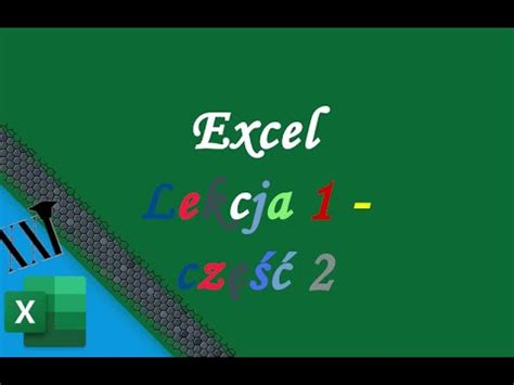Kurs Arkusz Kalkulacyjny Ms Excel Lekcja Cz Suma Je Eli