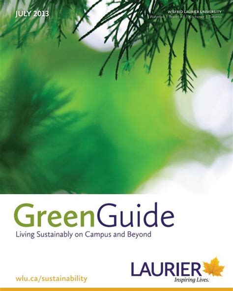 Green Guide Wilfrid Laurier University
