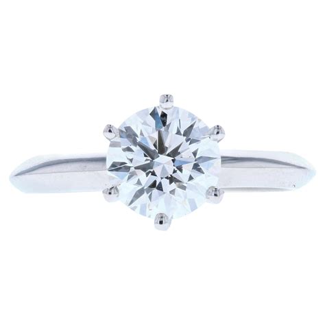 six prong classic engagement ring with diamond pave with round center for sale at 1stdibs pave