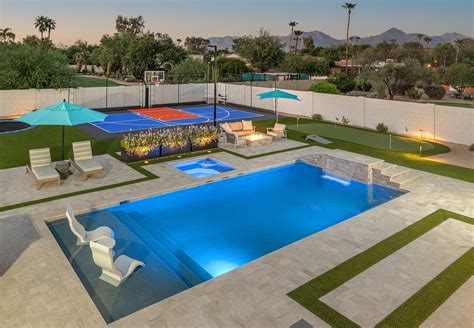Pool Design Spotlight Scottsdale Modern Backyard — Presidential Pools