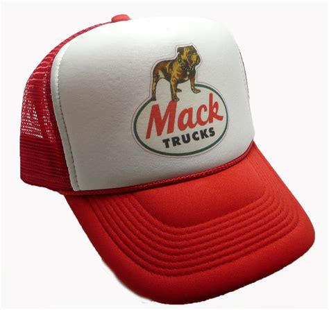 Mack Trucks Hat Trucking Cap Bulldog Logo Snap Back Cap Red Etsy