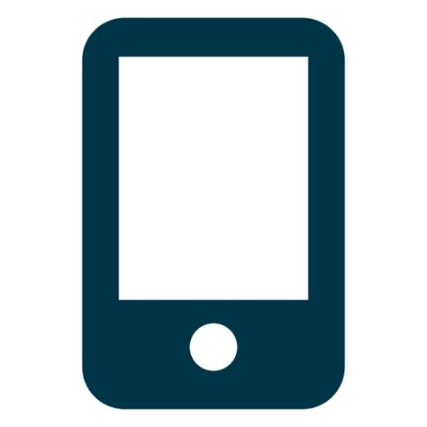 Simple Smartphone Flat Icon Transparent Png And Svg Vector File