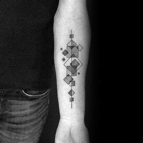 40 Simple Geometric Tattoos For Men Design Ideas With Shapes Blog