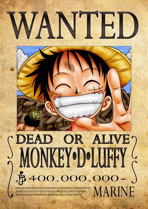 Nice Wanted Posters One Piece One Piece One Piece Wallpapers