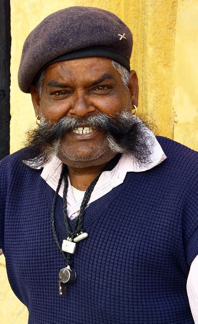 Mustache Indian Man Portrait Free Photo On Pixabay Pixabay